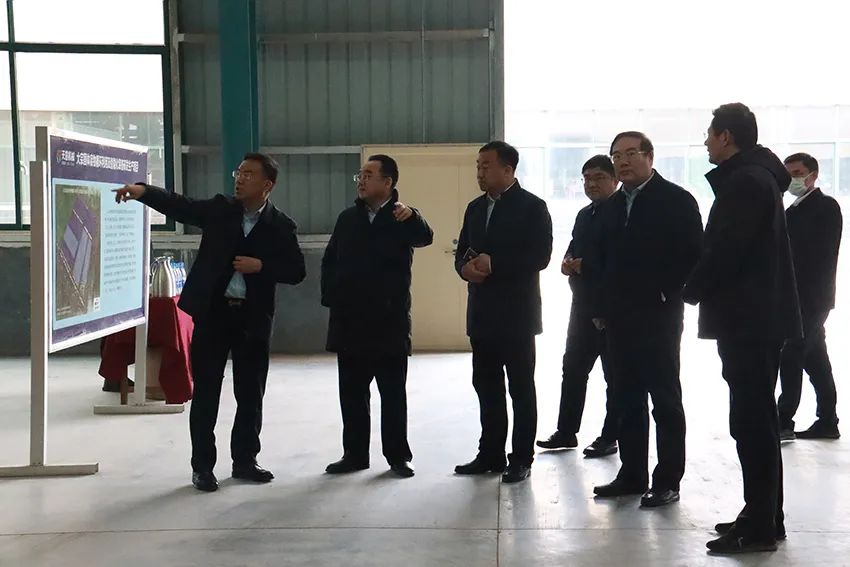 濟(jì)寧市委常委，市政府副市長(zhǎng)、黨組副書(shū)記王宏偉蒞臨天意機(jī)械調(diào)研大宗固廢項(xiàng)目